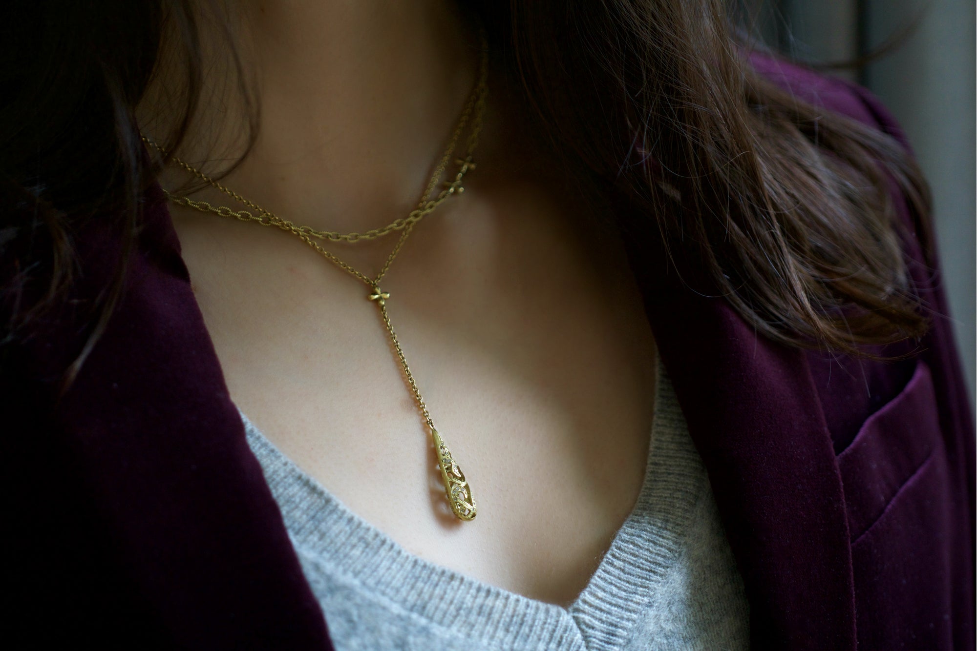 Jewelry and winter clothes