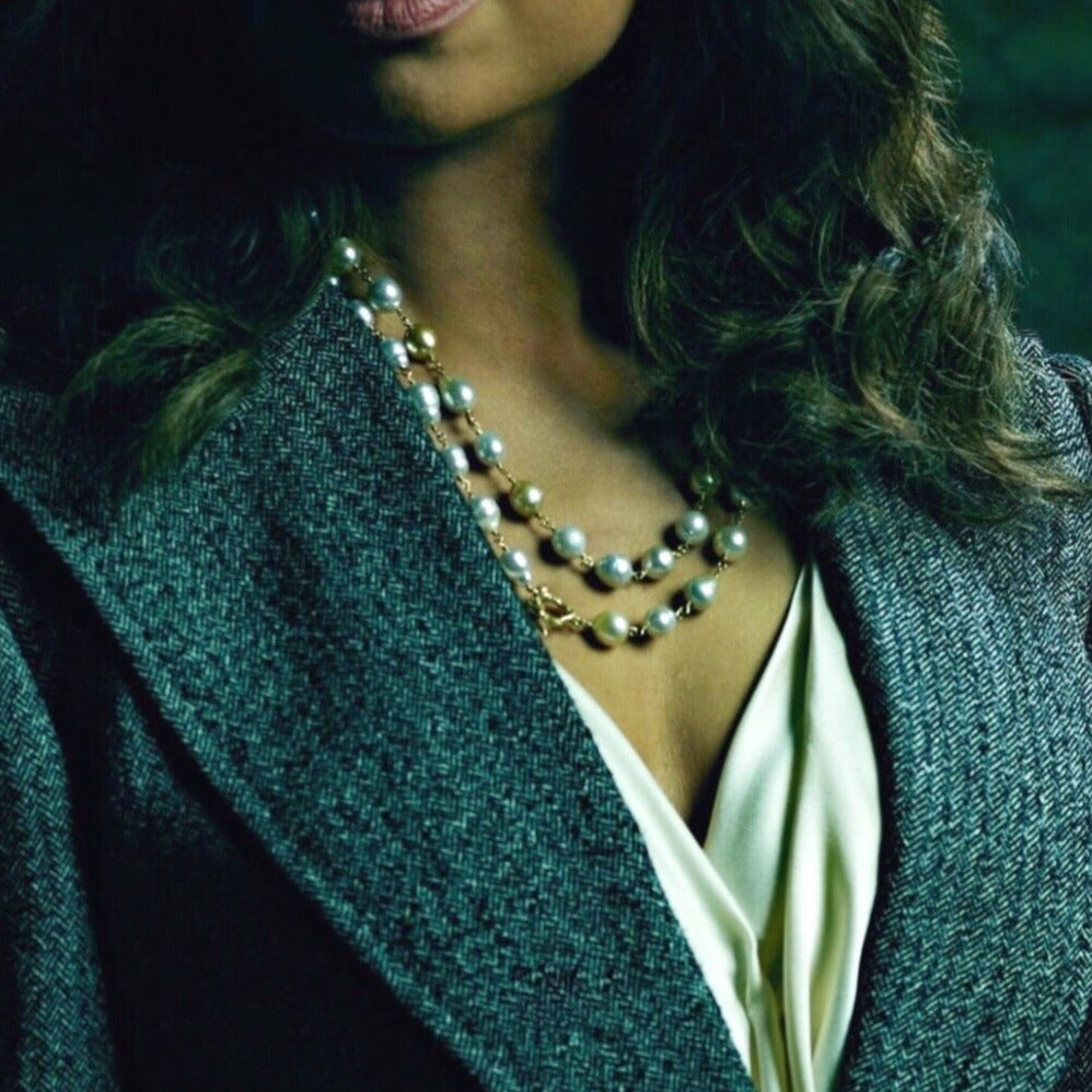 Wrapped South Sea Pearl Strand SUITS