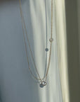 Yellow gold Layered necklace- SUITS