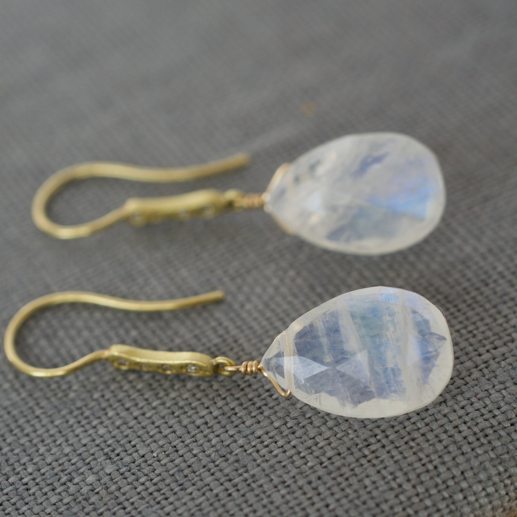 Moon Drop Earrings