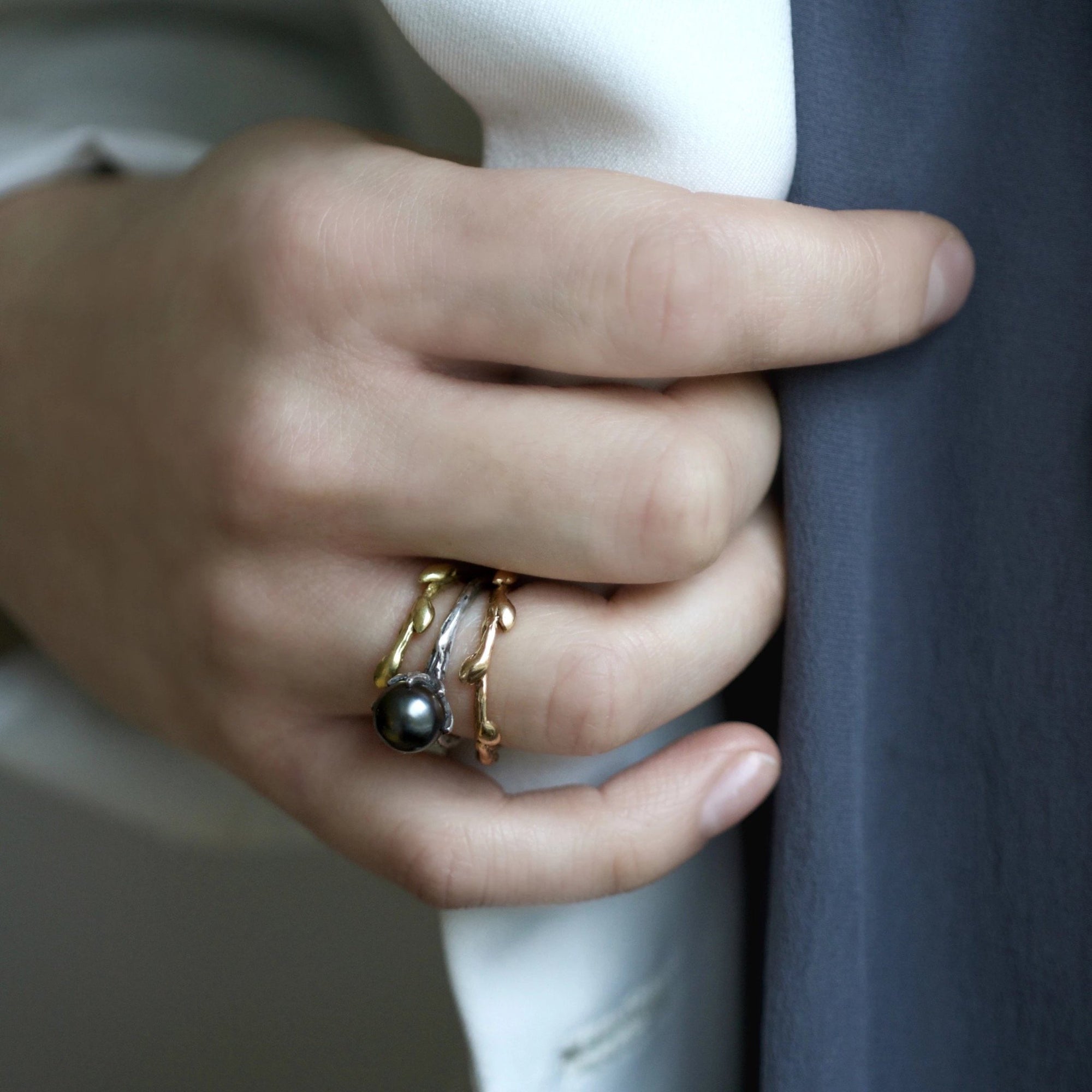 Tahitian Pearl Ring- SIZES READY TO SHIP