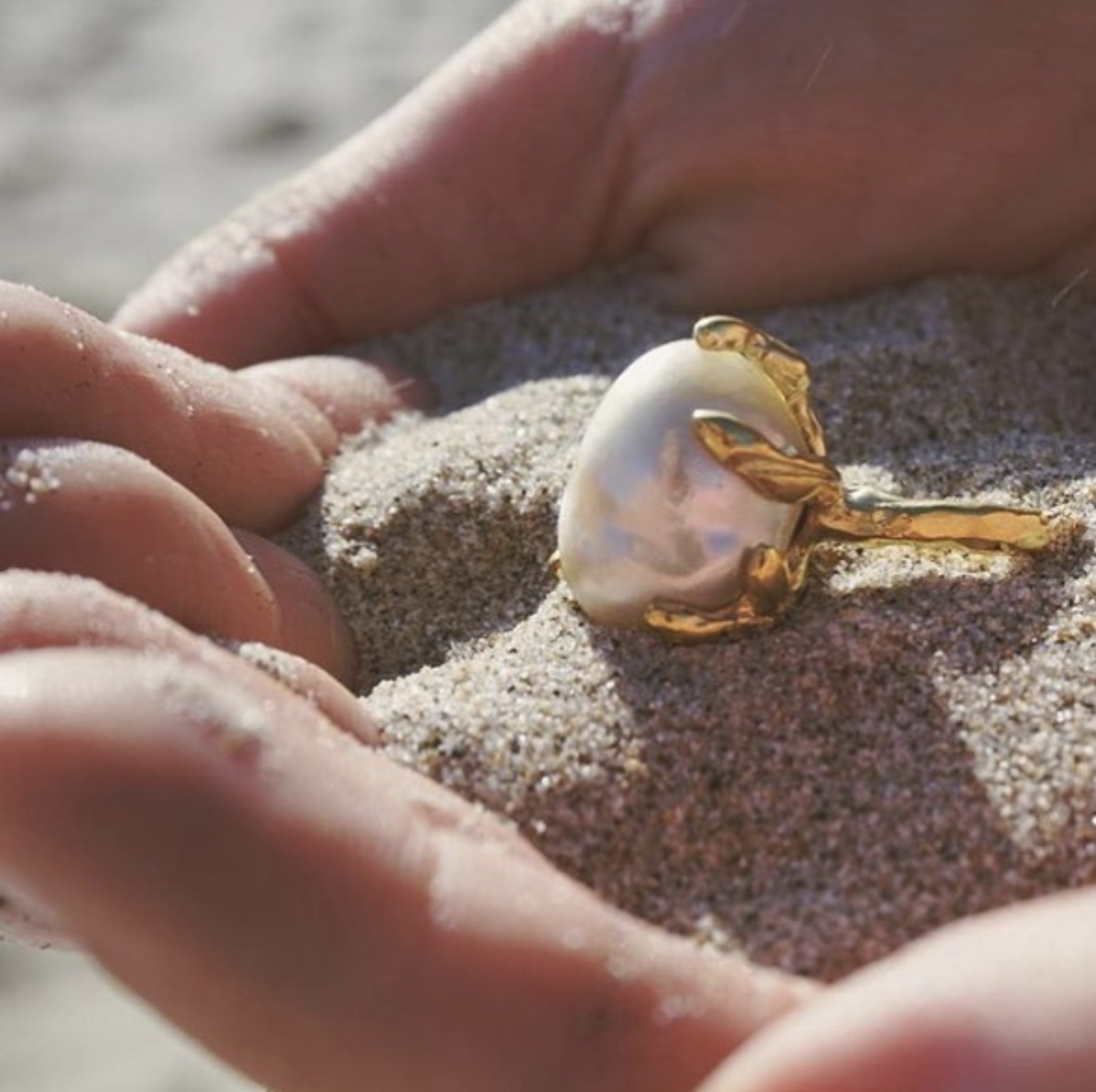 Baroque Pearl Ring