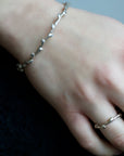 Silver Leaf Bracelet
