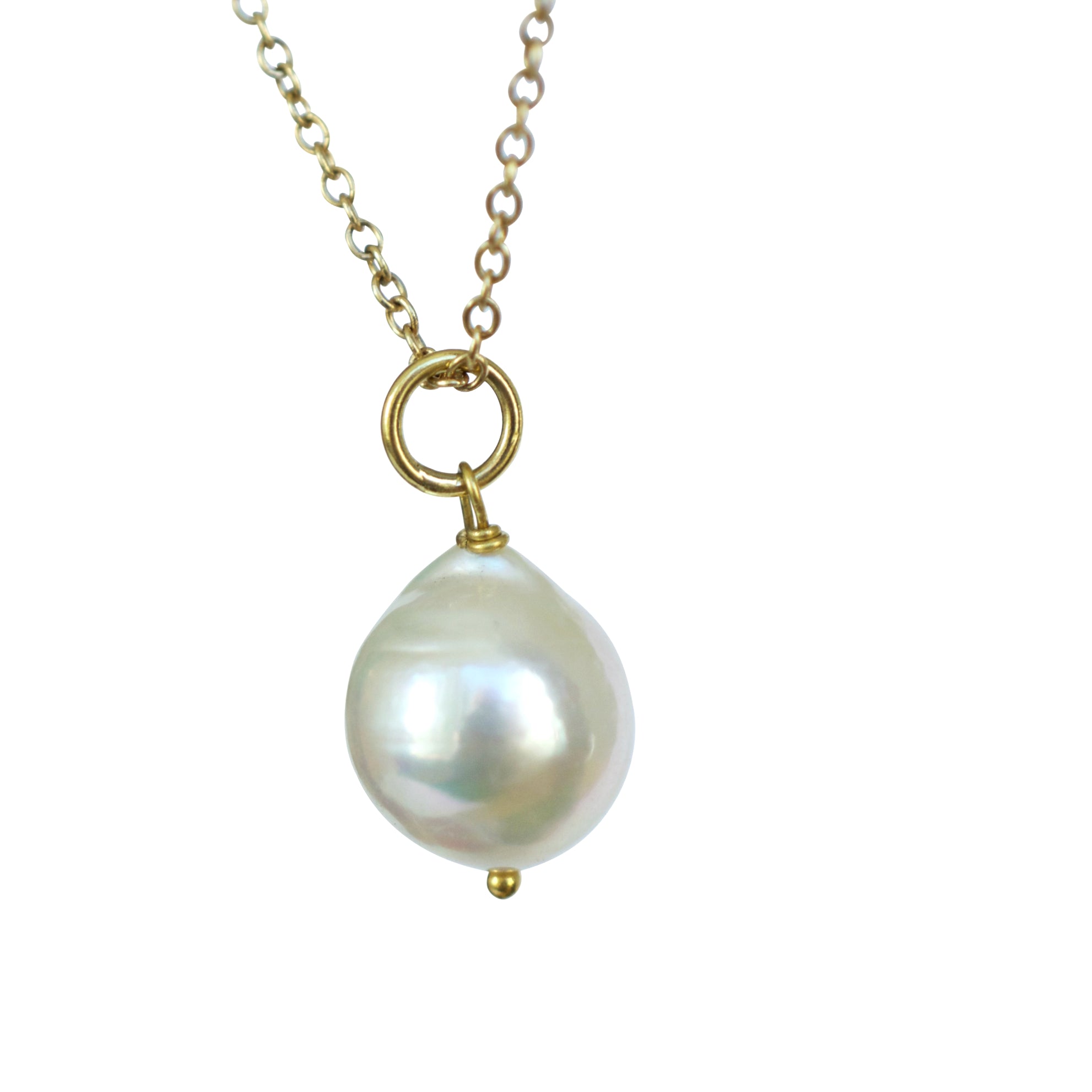 Baroque pearl necklace