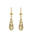 Yellow gold Cutout Earrings