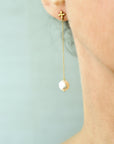 Pearl swing earrings