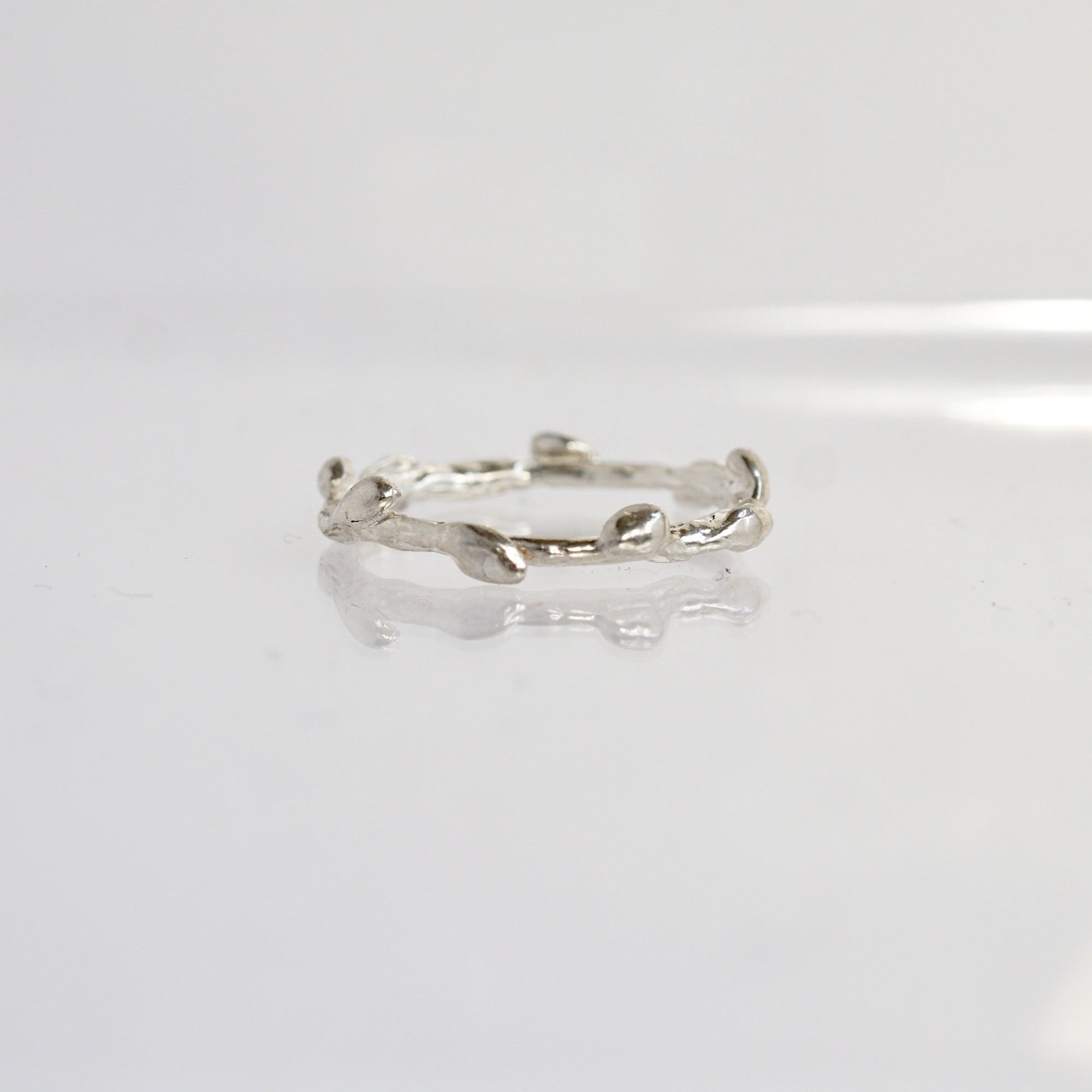 Silver Leaf Ring