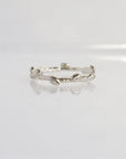 Silver Leaf Ring