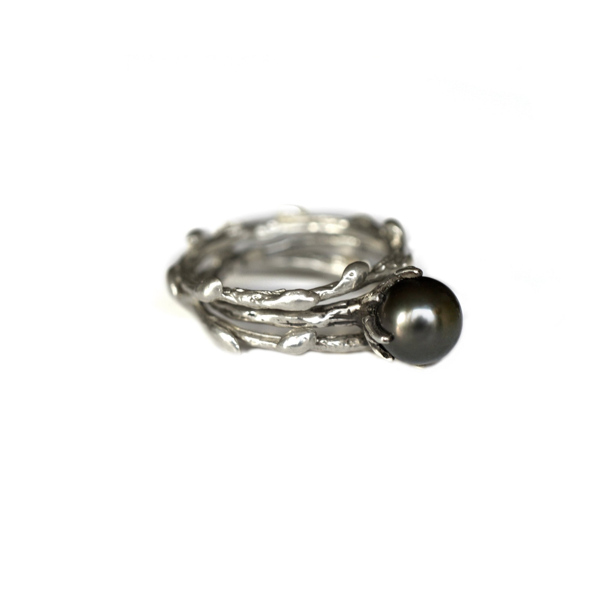 Silver Leaf Ring