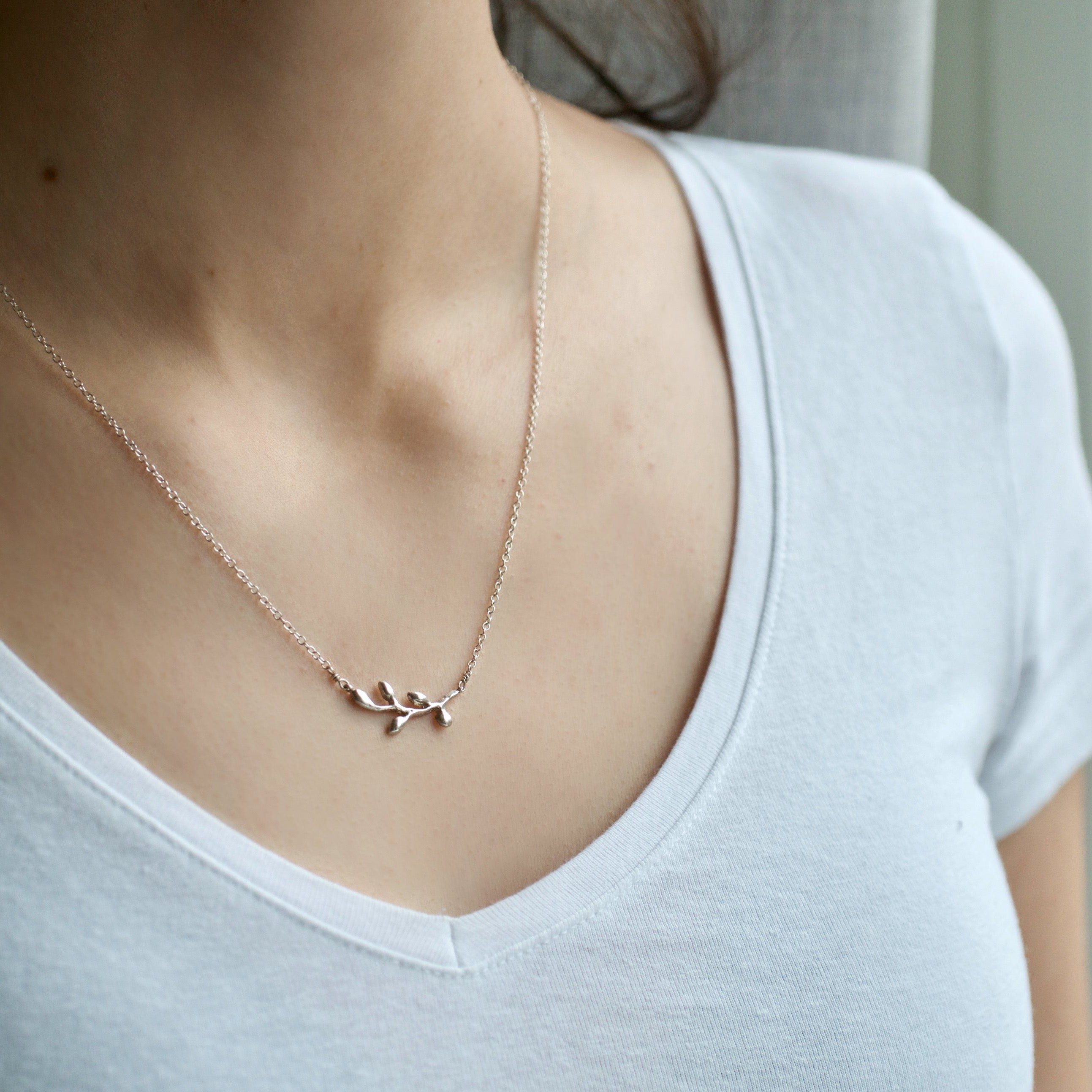 Silver Leaf Necklace – JOHANNA TORELL