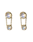 Rose Moonstone Earrings