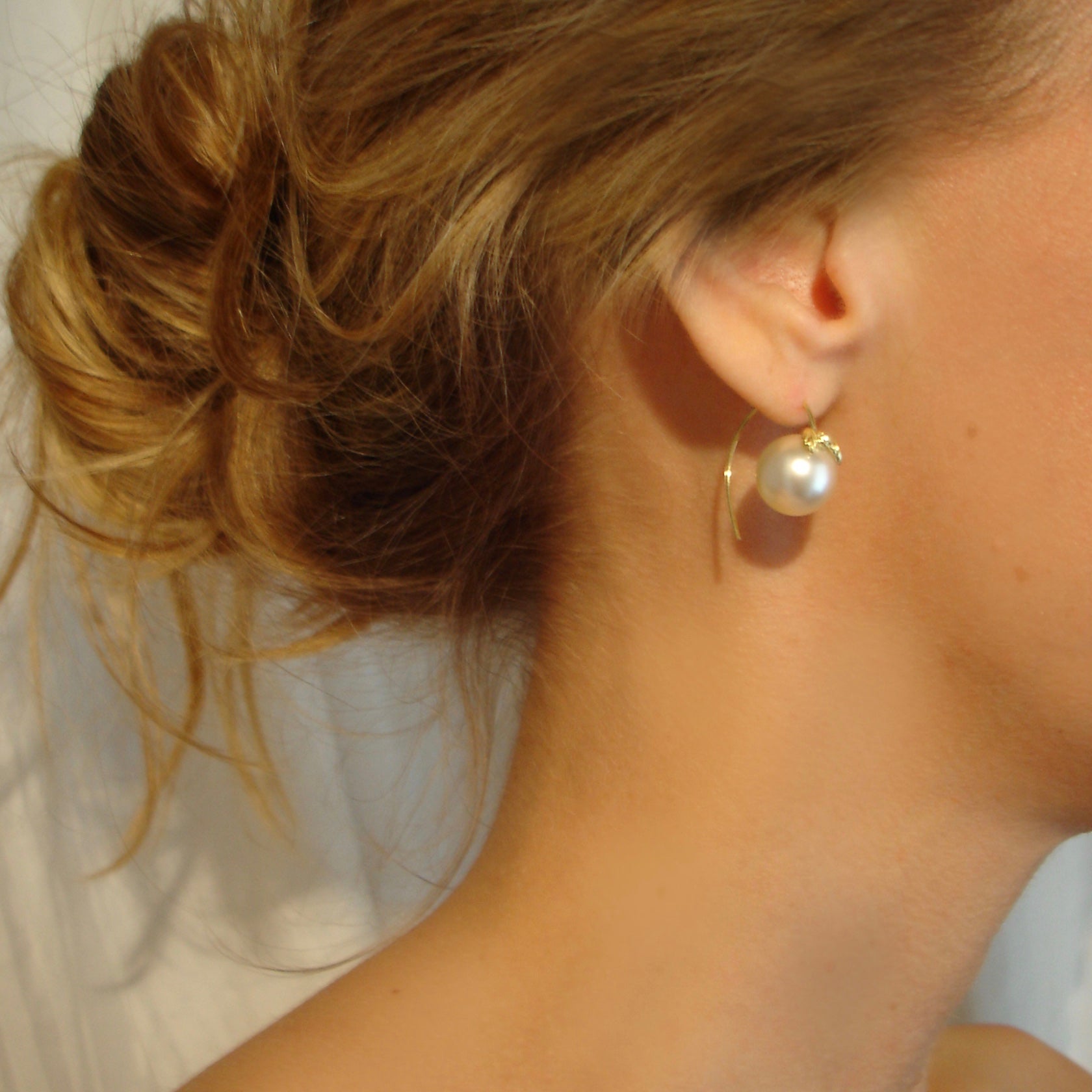 Pearl Hoops