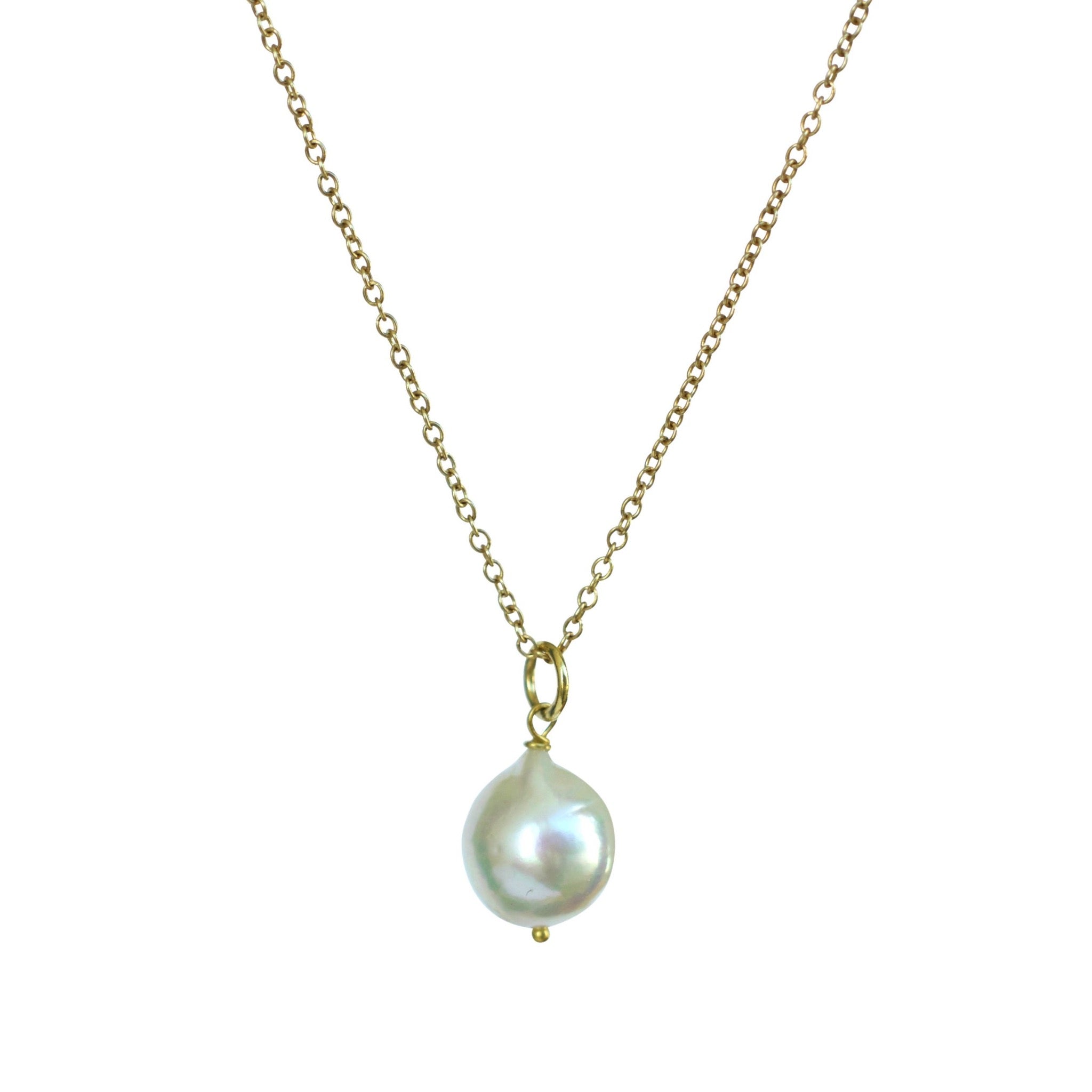 Baroque pearl necklace