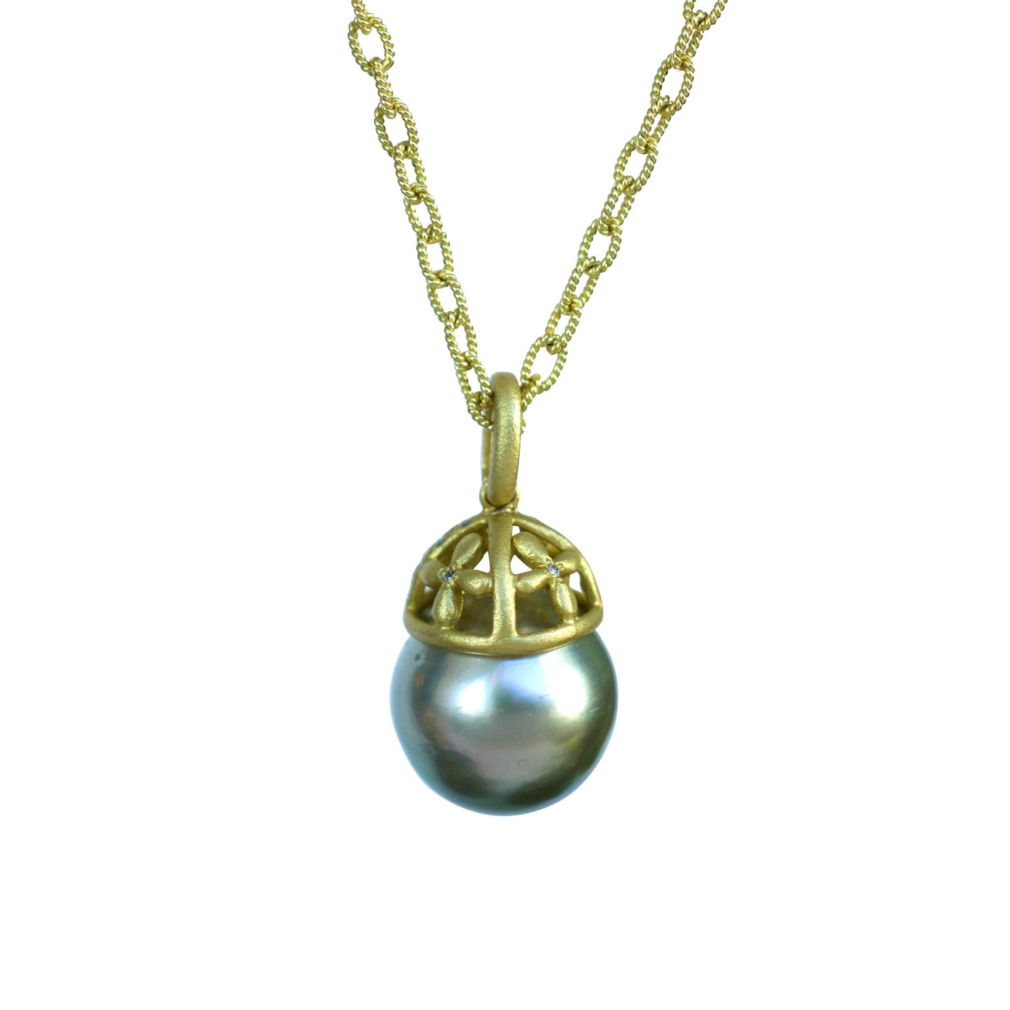 Queen Tahitian pearl necklace