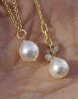 Baroque pearl necklace