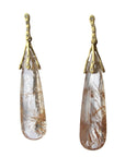 Rutilated Quartz earrings