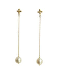 Pearl swing earrings