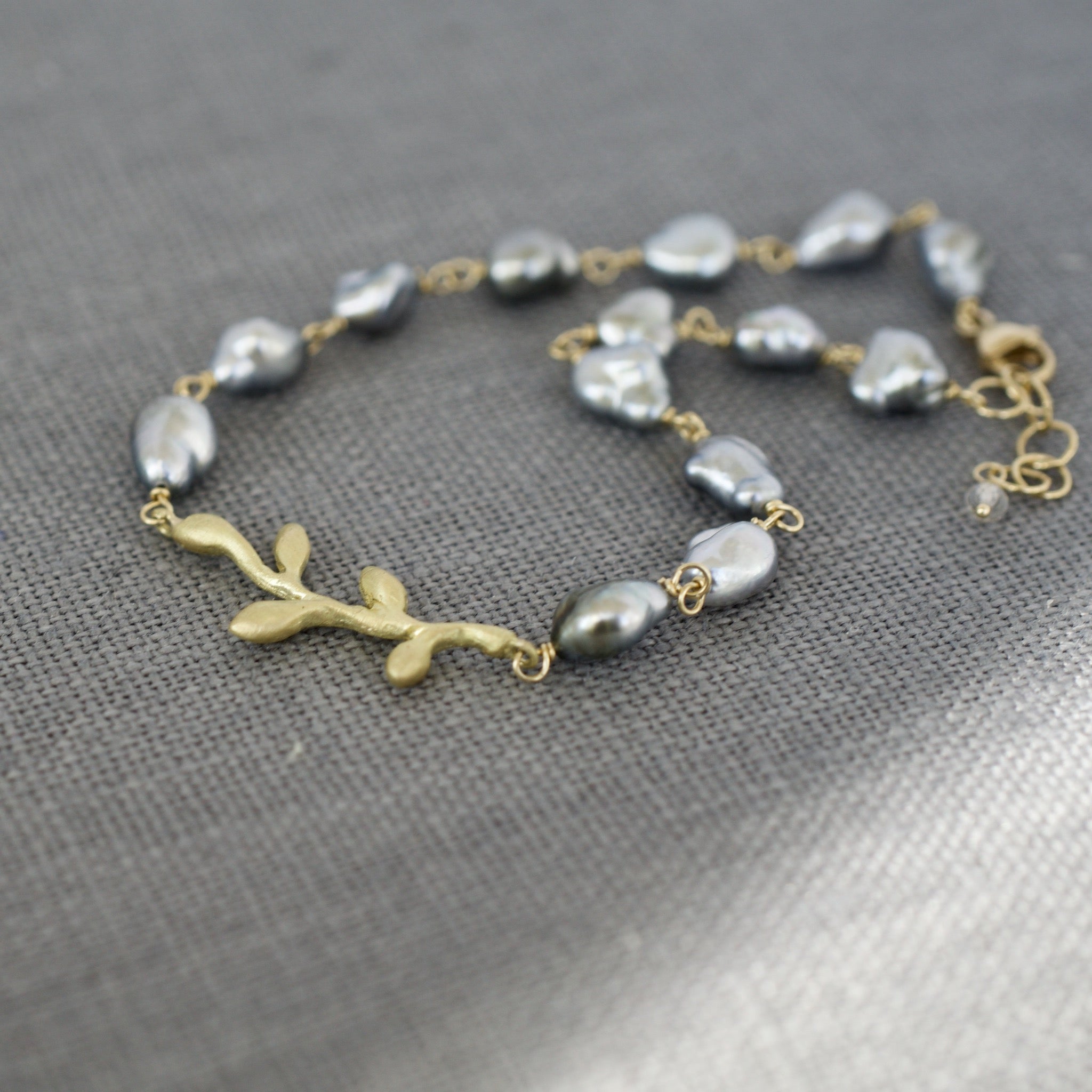 Keshi Pearl Bracelet