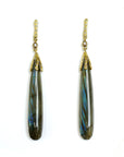 Labradorite drop earrings