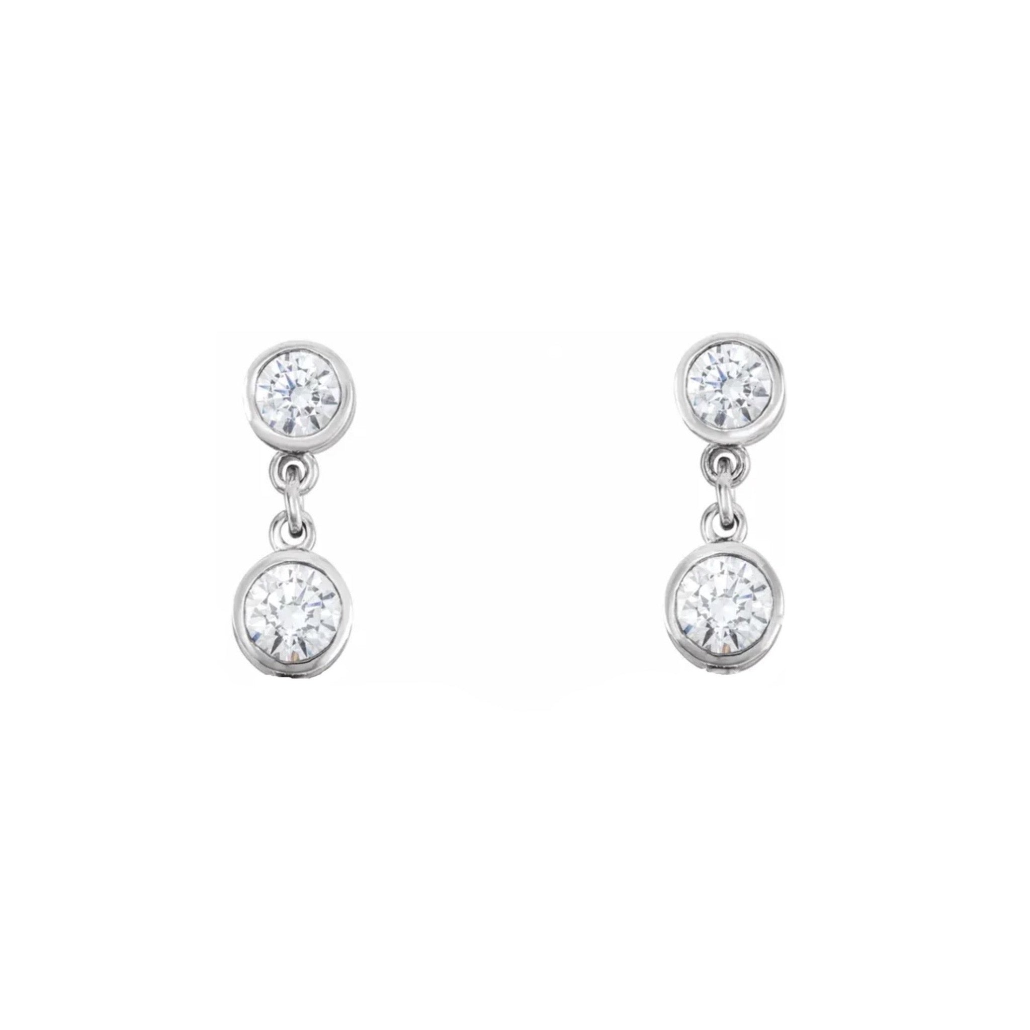 Ice drop earrings