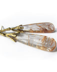 Rutilated Quartz earrings